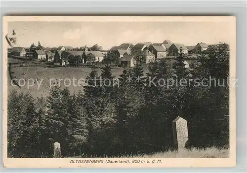 AK / Ansichtskarte Altastenberg Teilansicht  Kat. Winterberg