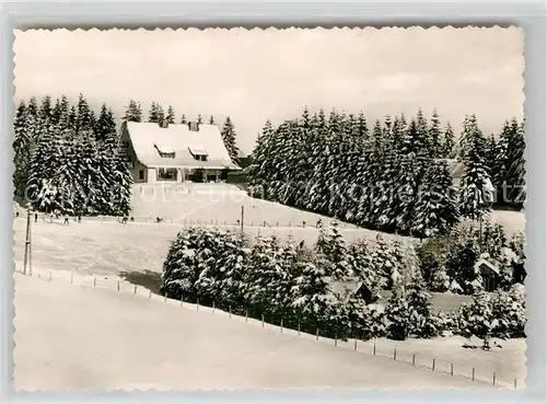 AK / Ansichtskarte Winterberg Hochsauerland Pension Haus Goessmann Kat. Winterberg