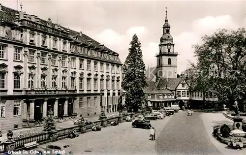 AK / Ansichtskarte Erbach Odenwald Am Schloss Kat. Erbach