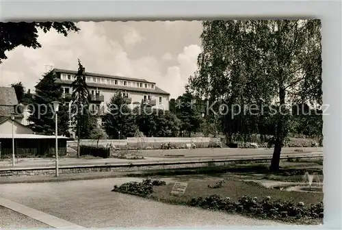 AK / Ansichtskarte Bad Koenig Odenwald Kurgarten Sanatorium Mueller Kat. Bad Koenig