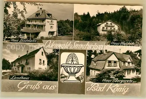 AK / Ansichtskarte Bad Koenig Odenwald Haus Bodmann Waldeck Landhaus Margarete Kat. Bad Koenig