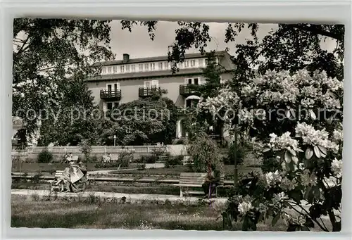 AK / Ansichtskarte Bad Koenig Odenwald Kurgarten Sanatorium Mueller Kat. Bad Koenig