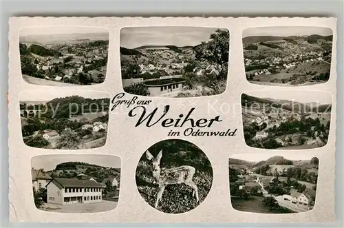 AK / Ansichtskarte Weiher Odenwald Panoramen