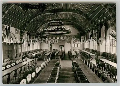 AK / Ansichtskarte Weinheim Bergstrasse Wachenburg Speisesaal Kat. Weinheim