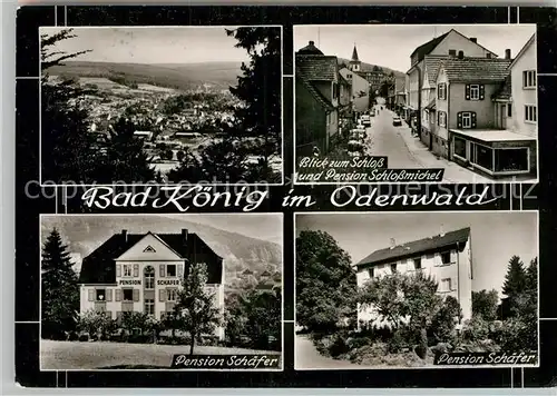 AK / Ansichtskarte Koenig Bad Schlossmichel Pension Pension Schaefer Kat. Bad Koenig