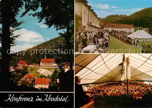 AK / Ansichtskarte Bad Harzburg Diakonissen Mutterhaus Kinderheil Konferenz im Krodotal Kat. Bad Harzburg