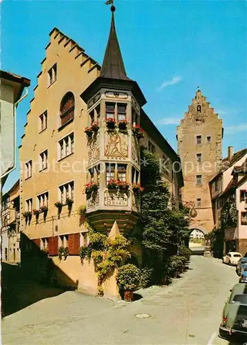 AK / Ansichtskarte Meersburg Bodensee Hotel Gasthof zum Baeren Stadttor Altstadt Kat. Meersburg