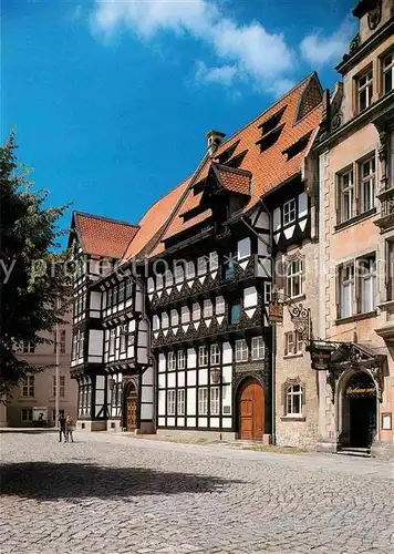 AK / Ansichtskarte Braunschweig Handwerkskammer Burgplatz Gildehaus Veltheimsches Haus 16. Jhdt. Fachwerkhaus Historisches Gebaeude Kat. Braunschweig