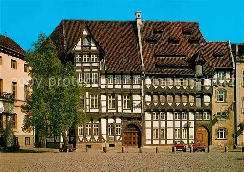 AK / Ansichtskarte Braunschweig Burgplatz Handwerkskammer Lehnshof Gildehaus 16. Jhdt. Historische Gebaeude Kat. Braunschweig