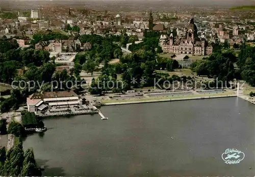 AK / Ansichtskarte Hannover Maschsee Nordufer Fliegeraufnahme Kat. Hannover