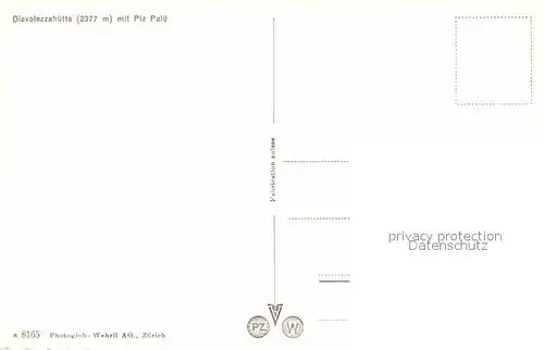 AK / Ansichtskarte Diavolezzahuette mit Piz Palue Kat. Diavolezza