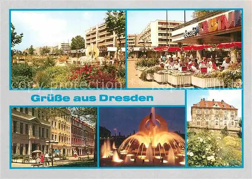 AK / Ansichtskarte Dresden Neustaedter Markt Brunnen Kat. Dresden Elbe