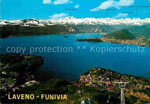 AK / Ansichtskarte Laveno Funivia See