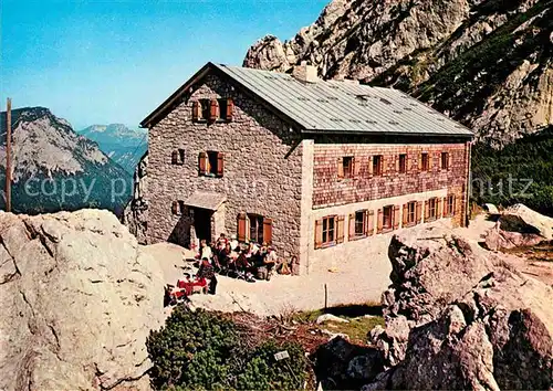 AK / Ansichtskarte Blaueishuette am Hochkalter Kat. Hochkalter Ramsau