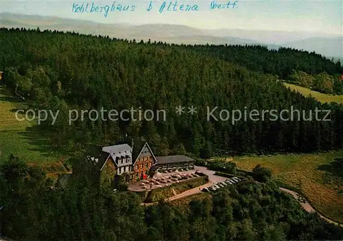 AK / Ansichtskarte Dahle Altena Fliegeraufnahme Kohlberghaus Kat. Altena