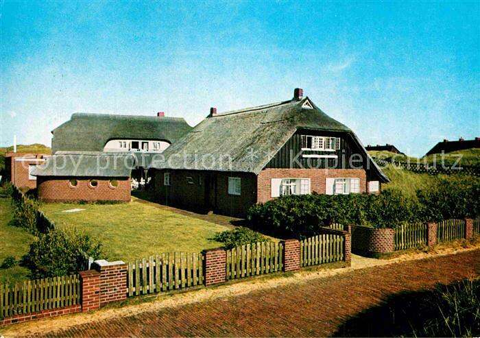 Ak Ansichtskarte Langeoog Nordseebad Lale Andersen Haus Kat