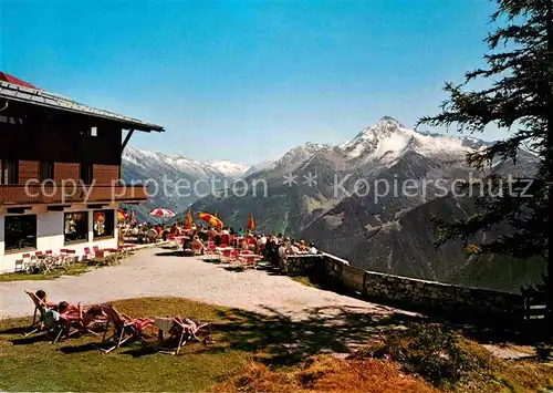 AK / Ansichtskarte Gschoesswandhuette Zillertal Zillergrund Ahornspitze Kat. Mayrhofen