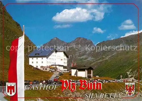 AK / Ansichtskarte Silvretta Hochalpenstrasse Gasthaus Piz Buin Bieler Hoehe Kat. Gaschurn