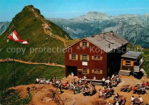 AK / Ansichtskarte Montafon Wormer Huette Rote Wand Kat. Silvretta Hochalpenstrasse
