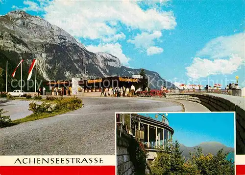 AK / Ansichtskarte Achensee Achenseestrasse Kanzelkehre Sonnwendjoch Gaststaette Wienerwald Kat. Eben am Achensee