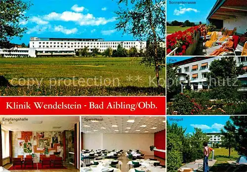 AK / Ansichtskarte Bad Aibling Klinik Wendelstein Kat. Bad Aibling