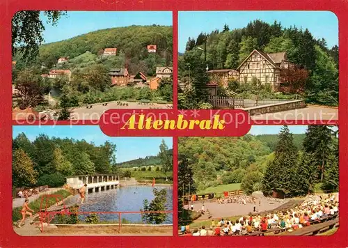 AK / Ansichtskarte Altenbrak Harz Rolandseck Waldbergbad Waldbuehne Kat. Altenbrak