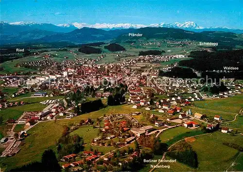 AK / Ansichtskarte Lindenberg Allgaeu Fliegeraufnahme Kat. Lindenberg i.Allgaeu