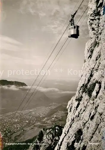 AK / Ansichtskarte Seilbahn Predigtstuhl Bad Reichenhall  Kat. Bahnen