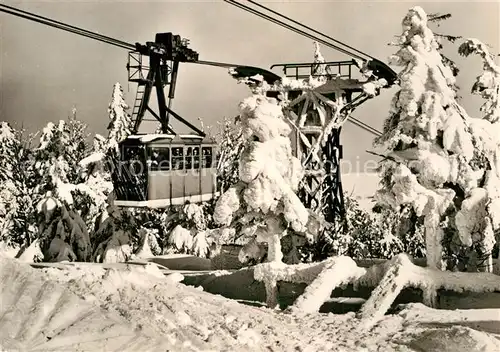 AK / Ansichtskarte Seilbahn Fichtelberg Oberwiesenthal  Kat. Bahnen