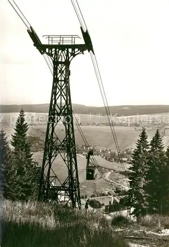 AK / Ansichtskarte Seilbahn Oberwiesenthal  Kat. Bahnen