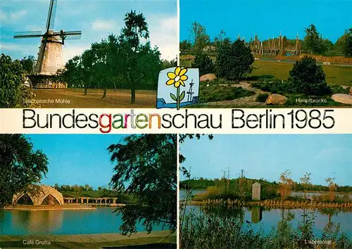 AK / Ansichtskarte Bundesgartenschau Berlin Stechansche Muehle Cafe Grotta Liebesinsel  Kat. Expositions