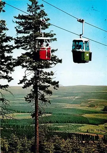 AK / Ansichtskarte Seilbahn Wurmberg Braunlage  Kat. Bahnen