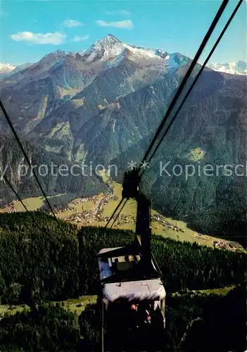 AK / Ansichtskarte Seilbahn Penkenbahn Mayrhofen Ahornspitze Zillertal Kat. Bahnen