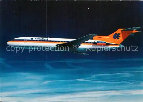 AK / Ansichtskarte Flugzeuge Zivil Hapag Lloyd Boeing Jet 727 200  Kat. Airplanes Avions