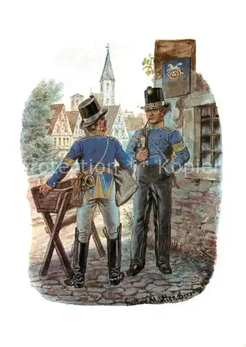 AK / Ansichtskarte Post Braunschweig Postillione 1850  Kat. Berufe