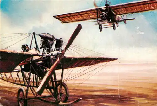 AK / Ansichtskarte Flugzeuge Zivil Adorjan Janos Libelle je Takacs Bela Monoplanja 1909 Kat. Airplanes Avions