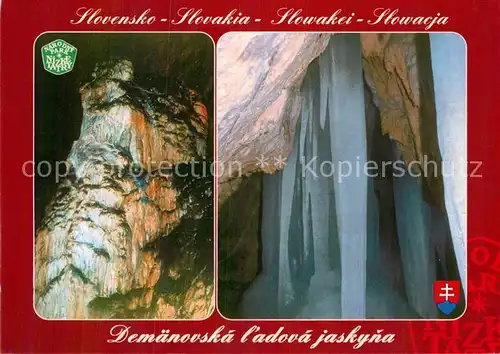 AK / Ansichtskarte Hoehlen Caves Grottes Demaenovska l adova jaskyna Slovensko  Kat. Berge