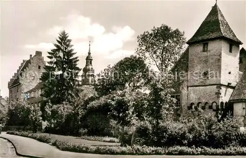 AK / Ansichtskarte Erbach Odenwald Stadtmauer Kat. Erbach