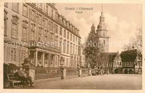 AK / Ansichtskarte Erbach Odenwald Schloss Kat. Erbach