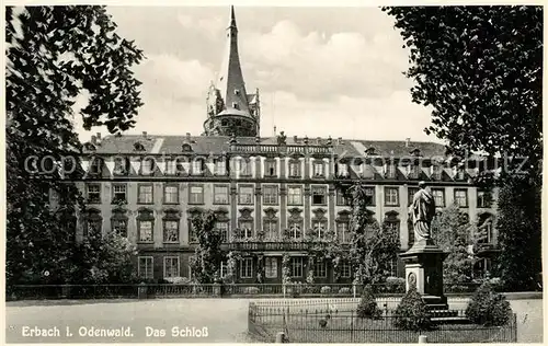 AK / Ansichtskarte Erbach Odenwald Das Schloss Kat. Erbach