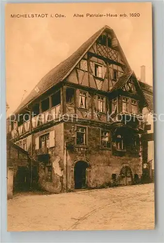 AK / Ansichtskarte Michelstadt Altes Patrizier Haus Kat. Michelstadt