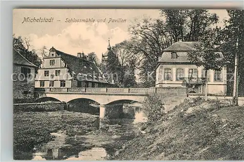 AK / Ansichtskarte Michelstadt Schlossmuehle Pavillon Kat. Michelstadt