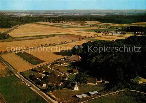 AK / Ansichtskarte Ehestorf Harburg Freilichtmuseum Kiekeberg Fliegeraufnahme Kat. Rosengarten