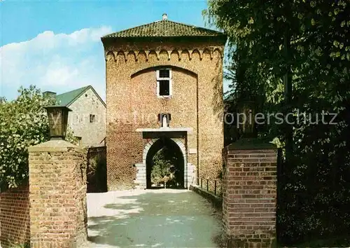 AK / Ansichtskarte Brueggen Niederrhein Eingang zur Burg Kat. Brueggen