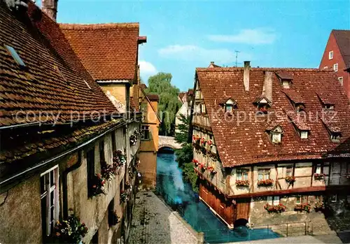 AK / Ansichtskarte Ulm Donau Fischerviertel an der Blau Altstadt Kat. Ulm