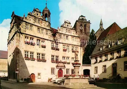 AK / Ansichtskarte Bad Hersfeld Rathaus Brunnen Kat. Bad Hersfeld