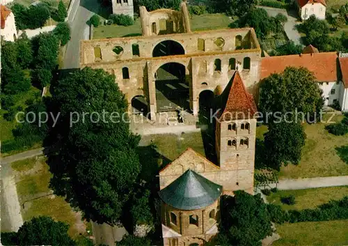 AK / Ansichtskarte Bad Hersfeld Stiftsruine Fliegeraufnahme Kat. Bad Hersfeld