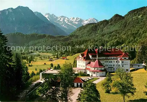 AK / Ansichtskarte Oberstdorf Sanatorium Stillachhaus Swimming Pool Allgaeuer Alpen Kat. Oberstdorf