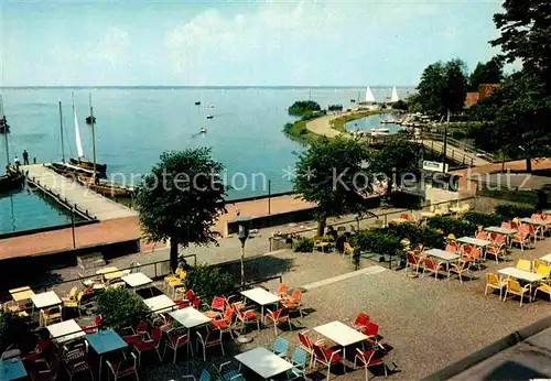 AK / Ansichtskarte Steinhude Strandterrassen Restaurant Cafe Steinhuder Meer Kat. Wunstorf