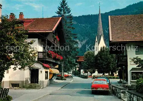 AK / Ansichtskarte Bayrischzell Ortsmotiv mit Kirche Kat. Bayrischzell